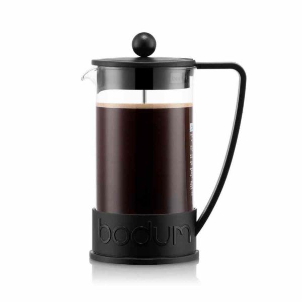 Desfrute de café fresco com a Bodum Brasil Prensa Francesa 8 Copos, 1000 ml - qualidade e elegância para sua casa!