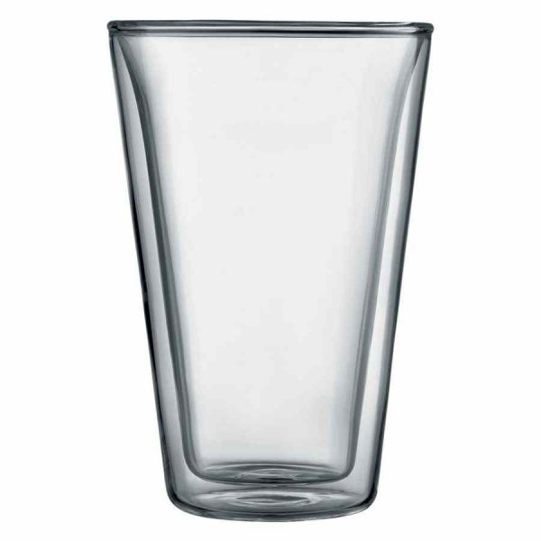 Jarra de Vidro de Parede Dupla Bodum Cantina, Conjunto de 2 - Design premium para desfrutar bebidas frescas à temperatura ideal. Ideal para presentear.