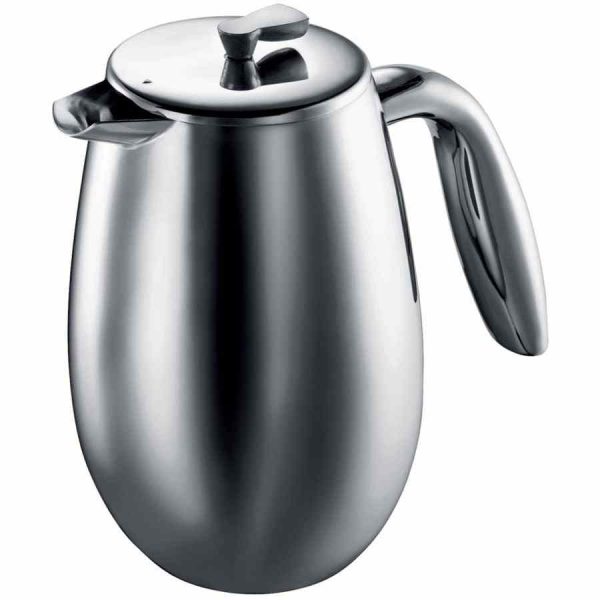 Prensa Francesa Bodum Columbia de Parede Dupla para Café - Prático e Elegante, 1L. Aprecie um café saboroso com esta prensa francesa de qualidade premium. Ideal para presentear ou usar em casa.