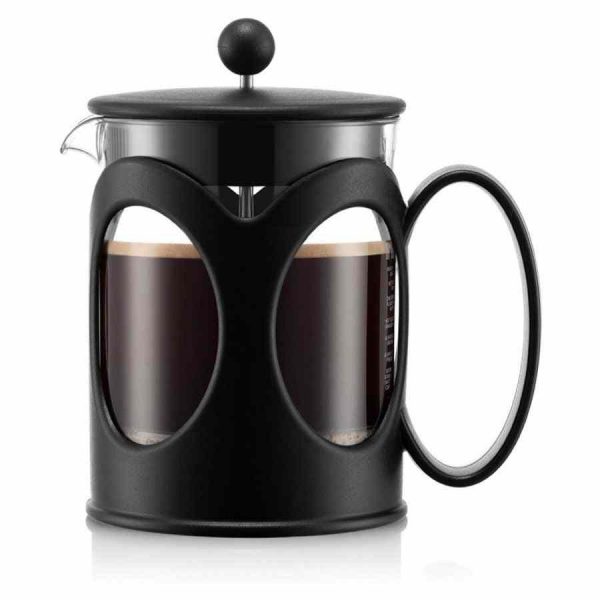 Cafeteira de Émbolo Bodum Kenya para Café, Design Elegante em Aço Inoxidável, 1L - Preparo de Café Perfeito em Casa. Compre Online!