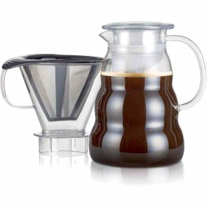 Gotejador e jarra de café Bodum Melior: desfrute da perfeição do café em casa. Design sofisticado e funcional para momentos únicos!