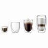 Copos de Parede Dupla Bodum Pavina em Vidro Transparente - Conjunto de 2. Design Premium para Servir Bebidas Quentes e Frias. Ideal para Café e Chá.