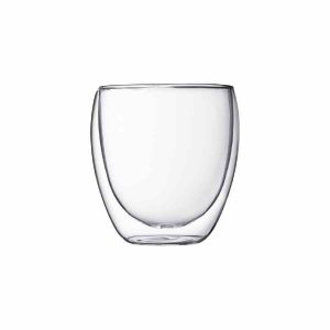 Copos de Parede Dupla Bodum Pavina em Vidro de Alta Qualidade para Bebidas Quentes e Frias - Conjunto de 2 Unidades. Ideal para Presentear!
