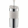 Caneca isolada Bodum Travel Press 350 ml - Mantém as tuas bebidas quentes ou frias com estilo. Ideal para viagens ou no dia a dia.