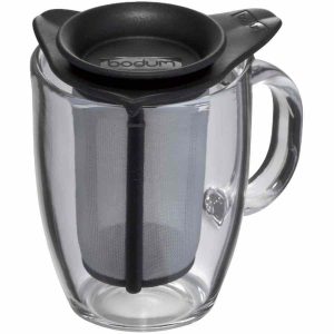 Conjunto Bodum Yo-Yo: Caneca de Vidro com Filtro de Chá de Qualidade Premium