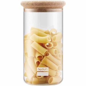 Frascario de alta qualidade Bodum Yohki com tampa de cortiça para armazenamento organizado em casa. Compre agora!