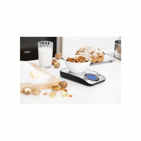 Balança de cozinha Brabantia com temporizador para pesagem precisa e design sofisticado - Compre agora e simplifique suas receitas na Loja Online.