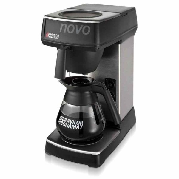 Cafeteira de gotejamento de 1,7 litros Bravilor Bonamat Novo - Café fresco e saboroso em cada chávena. Compre online e desfrute!