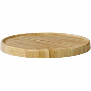 Base para chá em bambu Bredemeijer para bules de chá de 18 cm - Suporte robusto e elegante para bules de chá, feito em bambu durável. ideal para decorar e servir chá.