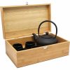 Bule de Chá de Ferro Fundido Bredemeijer Chengdu 1,0 l + 2 Xícaras - Conjunto de Presente de Luxo para Chávenas de Chá, Design Elegante e Durável.