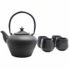 Chá de luxo: Bule de ferro fundido Bredemeijer Chengdu 1,0 l + 2 xícaras em elegante caixa de presente - Compre já! 🍵🎁