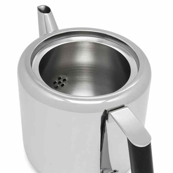 Bule Bredemeijer Duet® Boston 1100 ml em aço inoxidável, elegância e qualidade para servir o chá perfeito. Compre online!