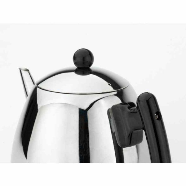 Bule Bredemeijer Duet® Classic 1200 ml de alta qualidade em inox e preto para chá, elegante e durável - ideal para presentear e usar em casa. Quente e prático!