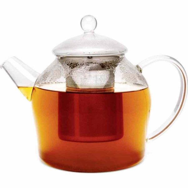 Bule de vidro Bredemeijer Minuet Santhee 1,2 l, elegante e durável para chás requintados. Adquira já este produto premium!