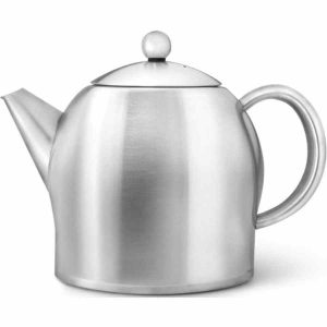 Chá perfeito: Bule Bredemeijer Minuet Santhee de 0,5 l, em Aço Acetinado. Mantém a bebida quente por mais tempo. Ideal para momentos especiais!