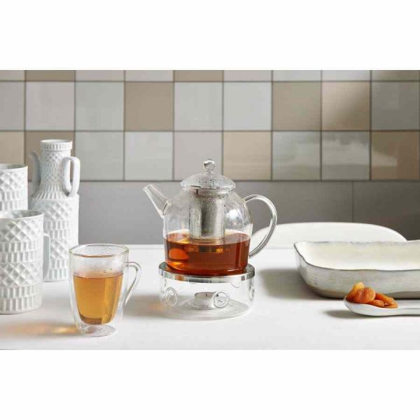 Aquecedor de chá Bredemeijer Minuet, elegante e funcional para manter seu chá quente por mais tempo. Ideal para apreciadores de chá.