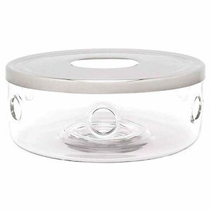 Aquecedor de bule Bredemeijer Minuet em vidro para chávenas elegantes e quentes, design requintado para momentos especiais.