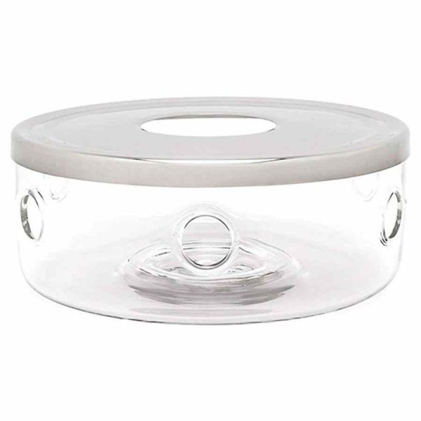 Aquecedor de bule Bredemeijer Minuet em vidro para chávenas elegantes e quentes, design requintado para momentos especiais.