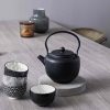 Tigelas de Chá Bredemeijer Pucheng 180 ml - Conjunto de 4 peças de cerâmica elegante para desfrutar de chás. Qualidade premium para a sua experiência de chá.
