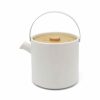 Bule de Cerâmica Bredemeijer Umea 1,2 l com Aquecedor de Chá - Branco, Elegância e funcionalidade para desfrutar do chá perfeito. Ideal para presentear!