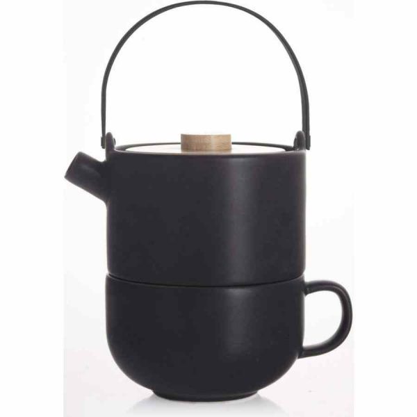 Conjunto de chá Bredemeijer Umea - sofisticação para saborear chás. Ideal para presentear ou desfrutar momentos especiais em casa.