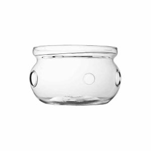 Aquecedor de bule Bredemeijer Verona em vidro para chá - Mantém o chá quente com elegância e qualidade artesanal. Perfeito para presentear.