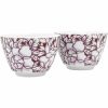 Conjunto de 2 xícaras de chá Bredemeijer Yantai 100 ml em vermelho, elegantes e sofisticadas para desfrutar de uma pausa relaxante.