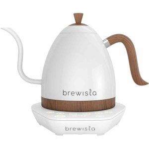 Chaleira Brewista Artisan Gooseneck 1 l - Controle temperatura precisa, design elegante e durabilidade excepcional para preparar seus chás favoritos.