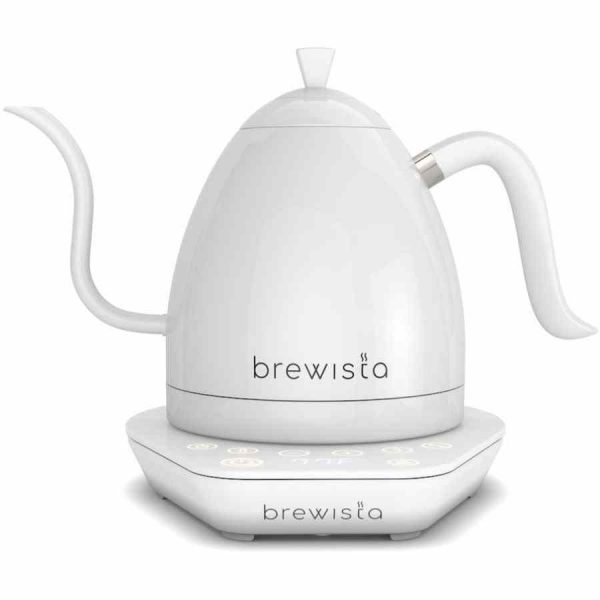 Chaleira de temperatura variável Brewista Artisan Gooseneck 1 l para café perfeito em casa ou no escritório - Compra online.