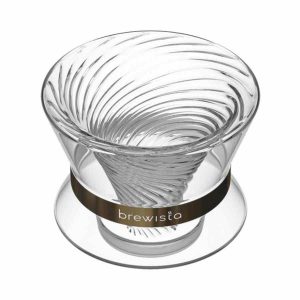 Gotejador de vidro de parede dupla Brewista Tornado Duo para café - Elegante e funcional para a sua experiência de degustação.