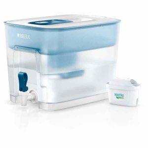 Filtro de Água Brita Flow com Torneira 8,2L em Azul - Purificador de Água de Alta Qualidade online para sua casa. Garanta água fresca e saudável!