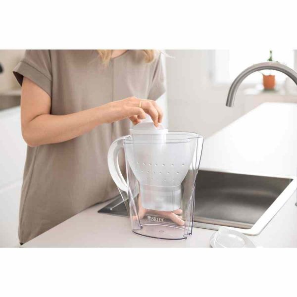 Jarro com filtro de água Brita Marella Memo Maxtra+, branco - Purificador de água eficiente e sofisticado para a sua casa