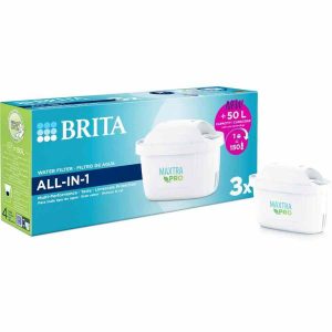 Cartucho de filtro de água Brita Maxtra Pro tudo em 1 para purificação máxima da água. Substituição de alta qualidade. Compatível com várias marcas.