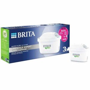Cartucho de filtro Brita Maxtra Pro Limescale Expert para água pura e saudável. Reduz calcário. Substituição fácil. Ideal para uso doméstico. Recomendado por especialistas.