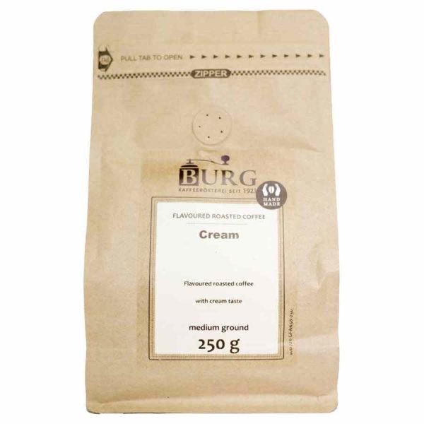Café Sabor Burg, Creme 250 g Moído - Delicioso café moído de alta qualidade para os amantes de café exigentes. Aproveite o melhor aroma e sabor em cada chávena!