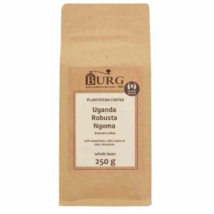 Café Burg Uganda Robusta Ngoma 250g - Grãos de Café de Qualidade Superior para Comprar Online. Aproveite o Melhor Sabor!