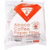 Filtro de Papel para Café CAFEC ABACA de 4 Xícaras, Branco - 100 unidades. Produto de alta qualidade para compra online.