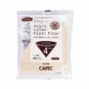 Papel de filtro em formato de cone CAFEC ABACA para 4 xícaras, cor marrom - filtro de café premium de alta qualidade para venda online.
