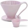 Conjunto de Gotejador de Flores CAFEC Arita Ware, ideal para 4 xícaras de café, elegância e qualidade para o seu café perfeito. Compre já!