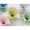 Gotejador de flores CAFEC Arita Ware 4 xícaras - Desfrute do café perfeito com este elegante acessório para café em porcelana japonesa da mais alta qualidade. Aprecie cada gota!