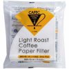 Filtro de papel para café CAFEC Light Roast T-92 de alta qualidade para 4 xícaras - Caixa com 100 unidades. Ideal para cafés delicados e aromáticos. Aproveite!