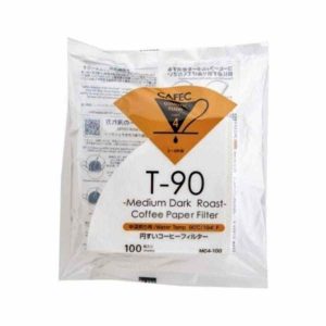 Filtro de papel para café CAFEC Medium Roast T-90 4 xícaras, 100 un - Prático e eficiente para o seu café delicioso em casa. Compre já!
