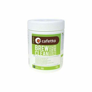 Limpeza orgânica premium para máquinas de café - Cafetto Brew Clean em pó de 500 g. Mantenha sua máquina impecável com este produto de qualidade. Compre já!