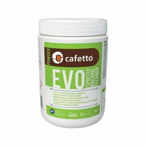 Limpador de máquina de café expresso orgânico 1 kg da Cafetto Evo, mantenha sua máquina impecável com este produto de qualidade superior. Ideal para limpeza profunda. Compre já!