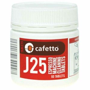 Pastilhas de Limpeza Cafetto J25 de Alta Qualidade 60 x 2,5g - Limpeza eficaz para a tua máquina de café. Compra já online!