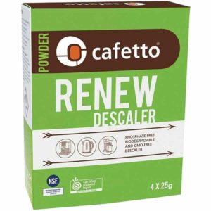Pó Descalcificante Cafetto Renew de Alta Qualidade - 4 x 25 g | Limpeza Eficiente e Duradoura para Máquinas de Café | Compre Online Agora!