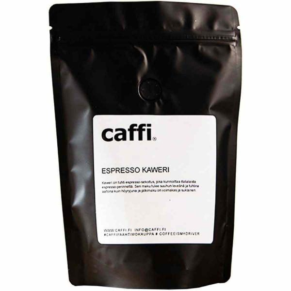 Caffi Espresso Kaweri 250 g - Café premium de alta qualidade para os amantes do café verdadeiramente intenso. Compre agora online!