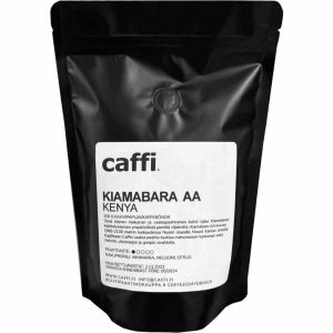 Caffi Kiamabara AA Quénia 200 g grãos café, sabor premium, torra artesanal, ideal para os amantes de café exigentes. Compre agora!