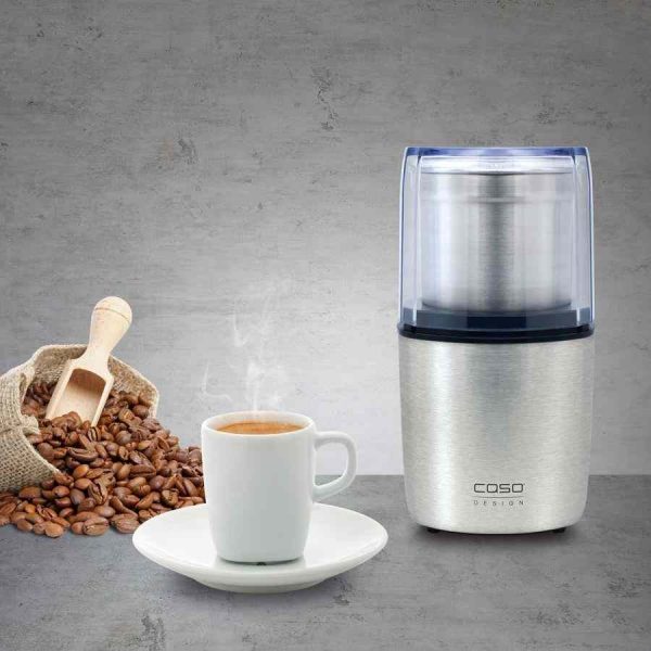 Moedor elétrico de lâmina CASO sabor café - Desfrute do melhor café com este moedor elétrico de alta qualidade. Ideal para os amantes de café!