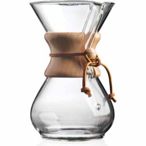 Cafeteira Clássica Chemex - Design elegante para café perfeito. Compre online e desfrute do melhor sabor em cada chávena!